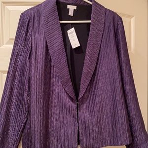 Chico’s  size 2 eggplant color Blazer